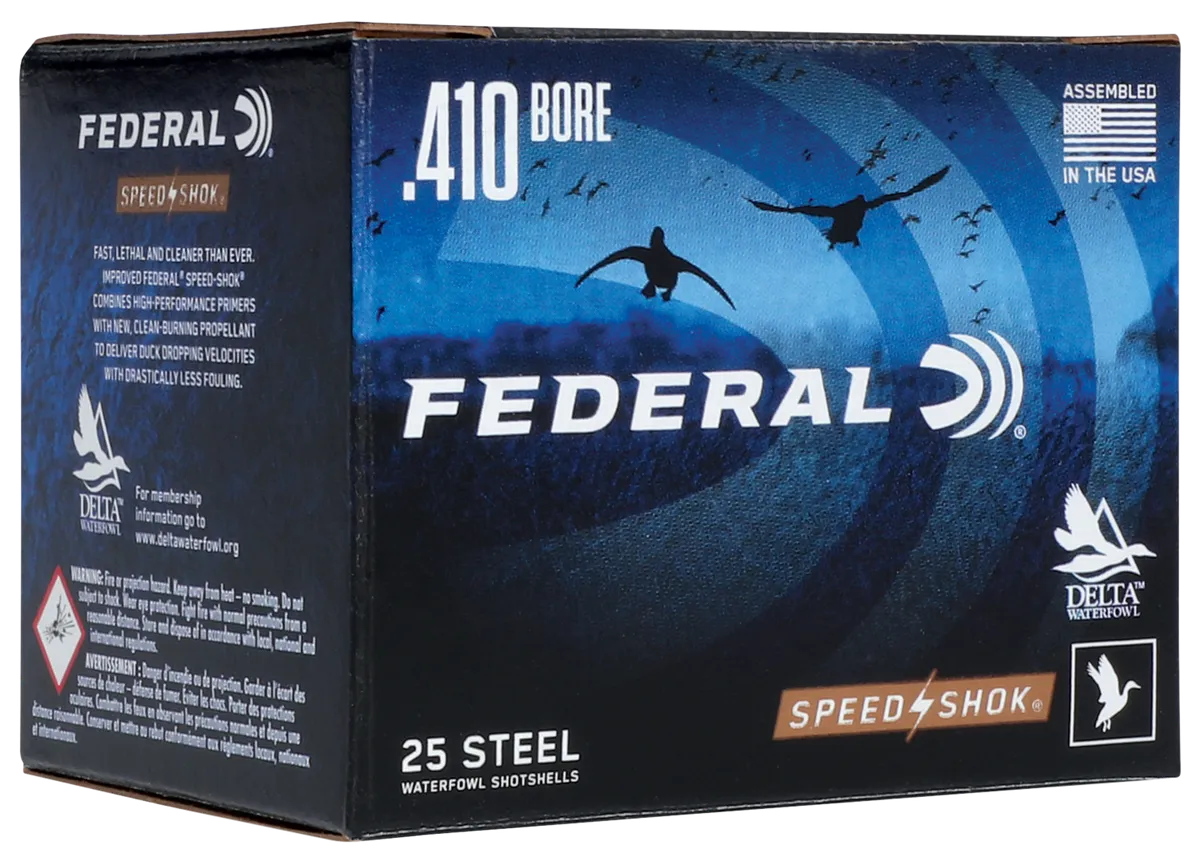 Speed Shock Waterfowl #6 3" 410 Gauge Shotgun Ammo - 25 Round Box