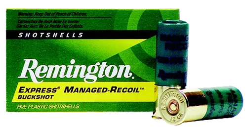 Managed Recoil 00 Buck 2-3/4" 12 Gauge Shotgun Ammo - 5 Round Box