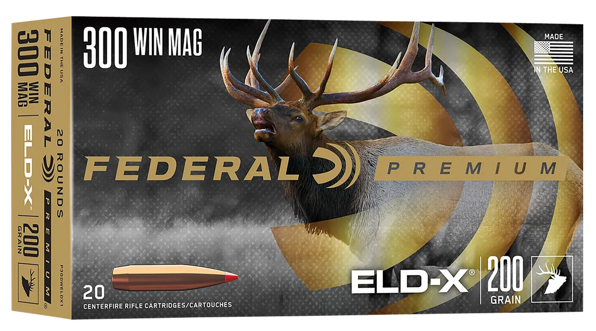 Premium ELD-X 200 gr 300 Winchester Magnum Rifle Ammo - 20 Round Box 