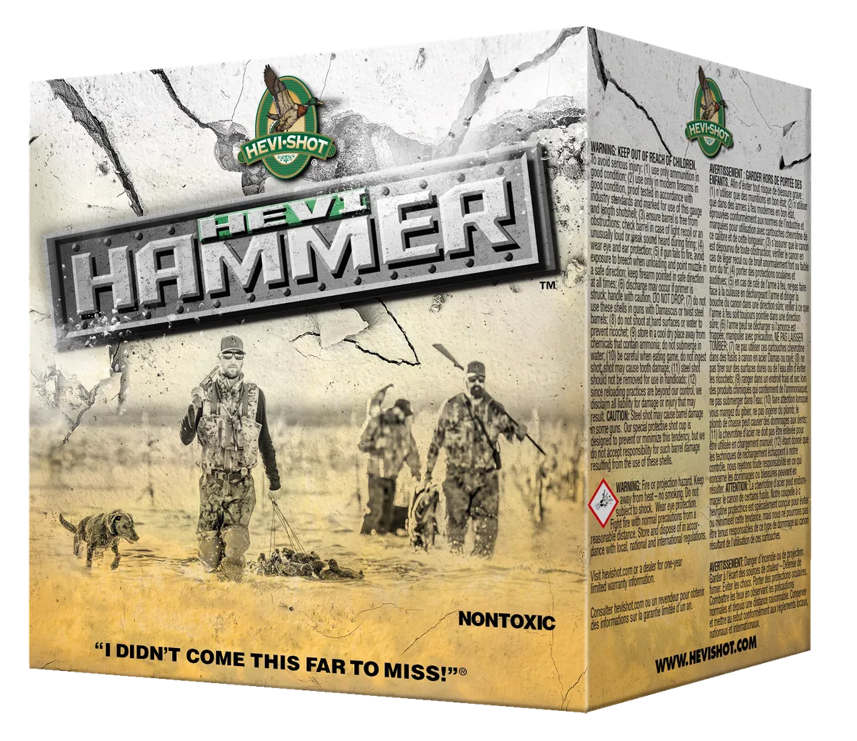 HEVI-Hammer #4 3-1/2" 12 Gauge Shotgun Ammo - 25 Round Box