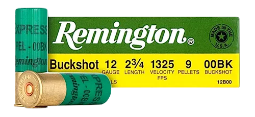 Express 00 Buck 2-3/4" 12 Gauge Shotgun Ammo - 25 Round Box