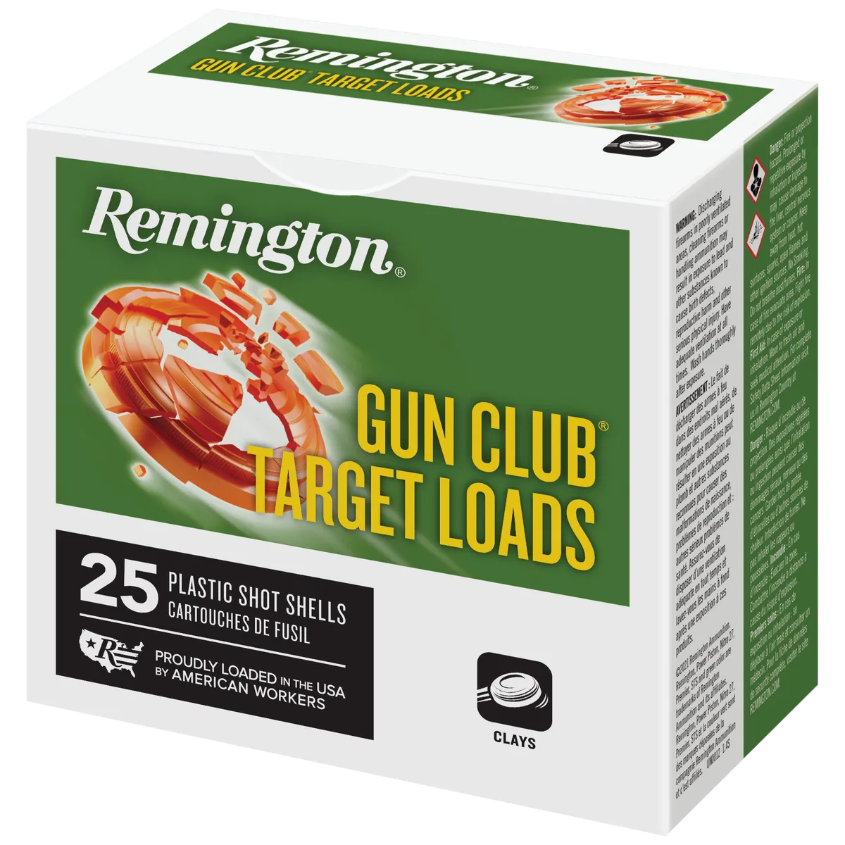 Gun Club #7.5 2-3/4" 1 oz 12 Gauge Shotgun Ammo - 25 Round Box