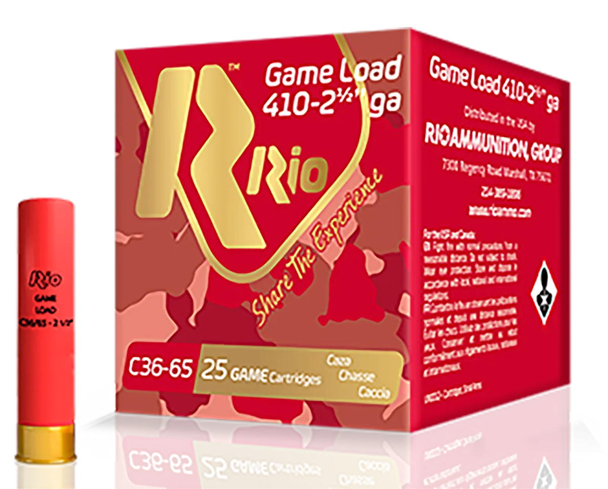 Game Load #6 3" 1-1/8 oz 410 Gauge Shotgun Ammo - 25 Round Box