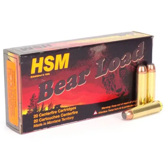 Bear Load Jacketed Flat Nose 350 gr 450 Bushmaster Rifle Ammo - 20 Round Box