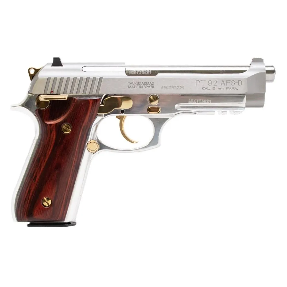 PT92 5" 17 Round 9mm Pistol - Stainless