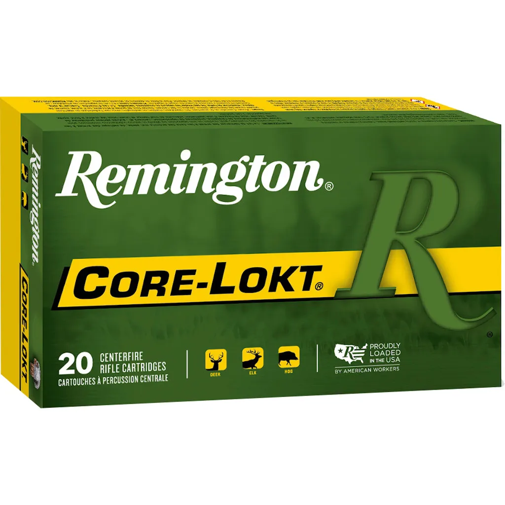 Core-Lokt Pointed Soft Point 180 gr 300 RUM Rifle Ammo - 20 Round Box