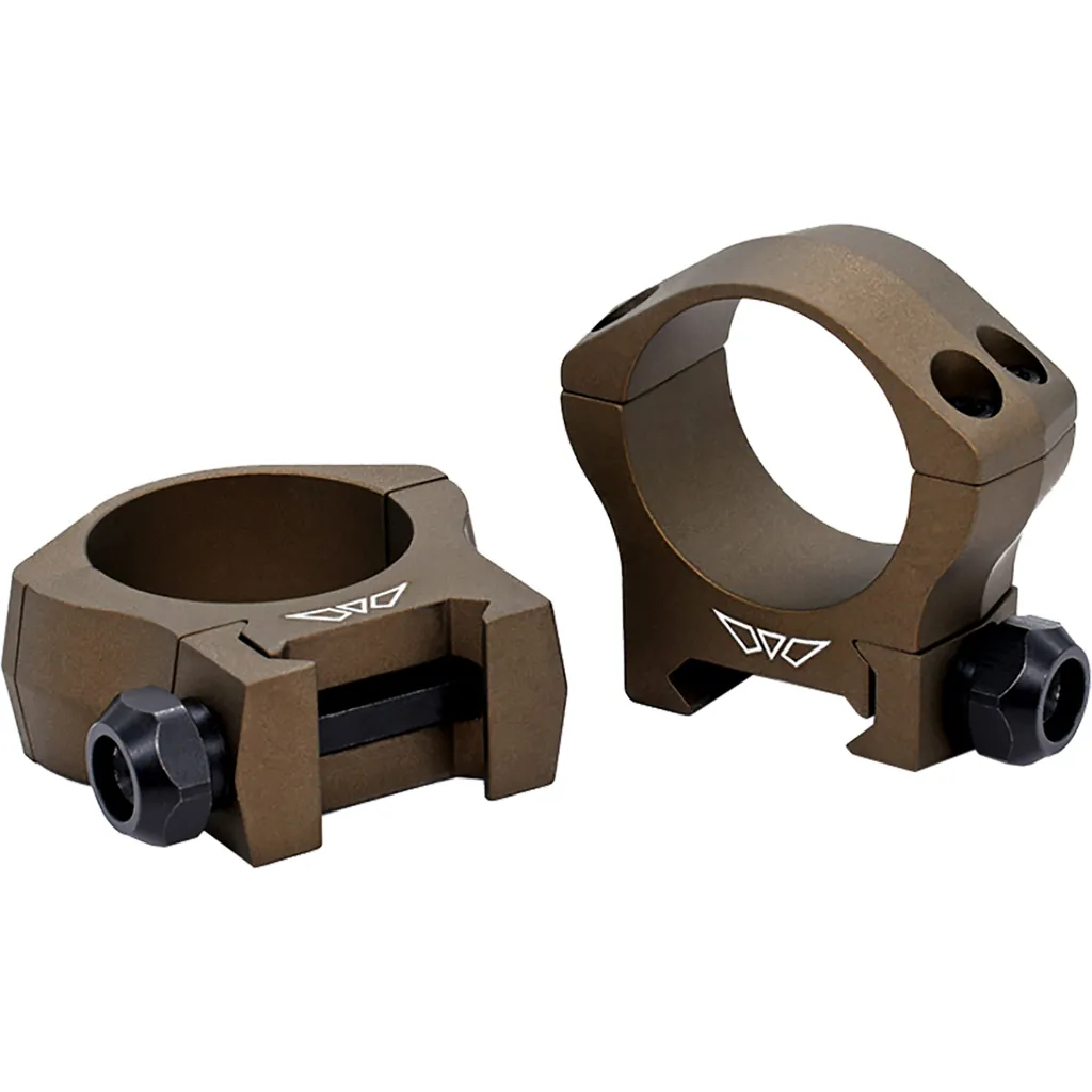 Mountain Tech 30mm Low Horizontal-Split Scope Rings - Burnt Bronze