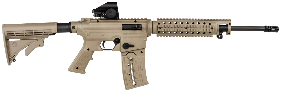 715T Flat Top Tactical 16.25" 25 Round 22 Long Rifle Semi Auto Rimfire Rifle - Flat Dark Earth