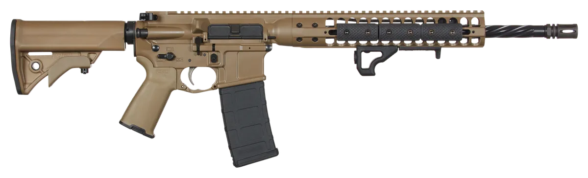 Individual Carbine DI 16.10" 30 Round 5.56x45mm NATO AR15 Semi Auto Rifle - Flat Dark Earth