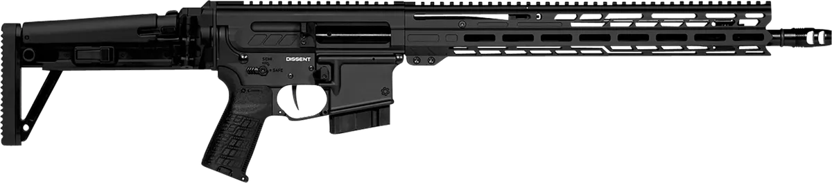 Dissent MK4 16.10" 10 Round 6mm ARC Semi Auto Rifle - Black