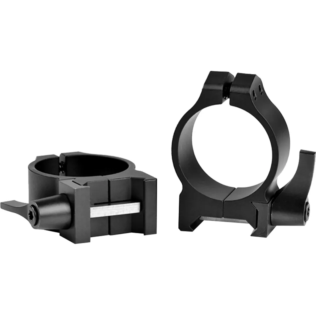 Maxima 30mm Low Vertical-Split Scope Rings - Matte Black
