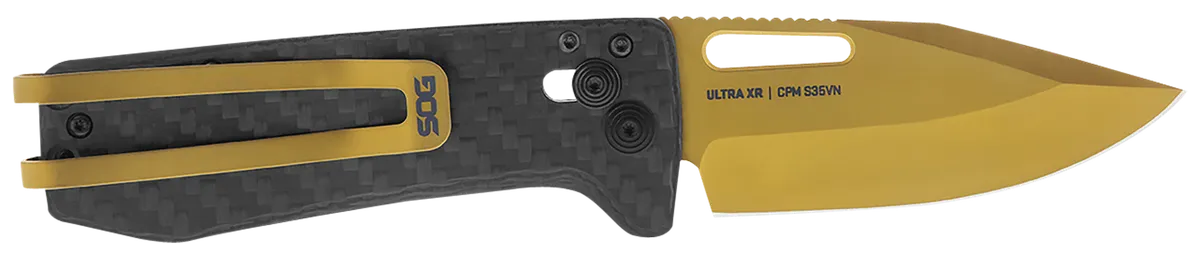 Ultra XR  2.80" Clip Point Folding Knife - Gold