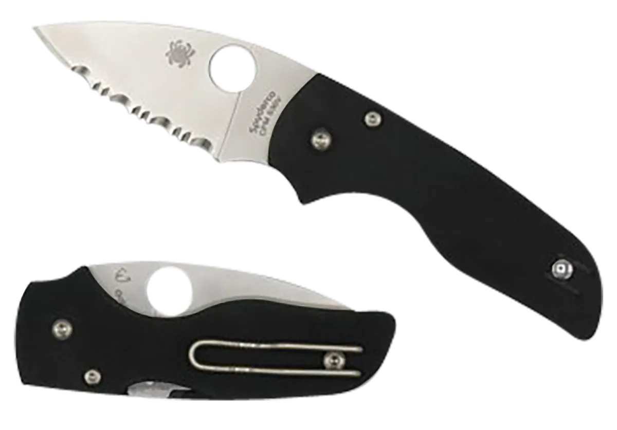 Lil' Native 2.42" Plain Blade Folding Knife - Black