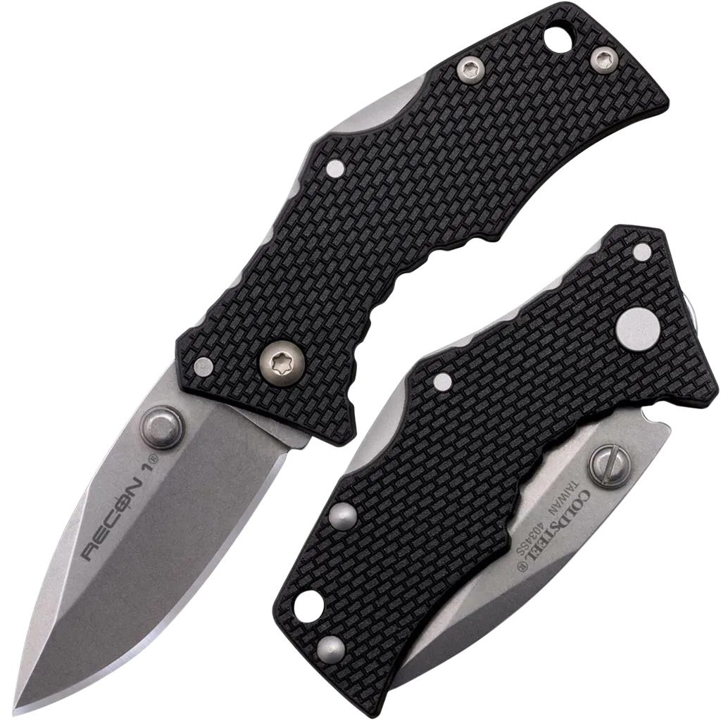 Recon 1 Micro 2" Folding Spear Point Plain Blade Knife