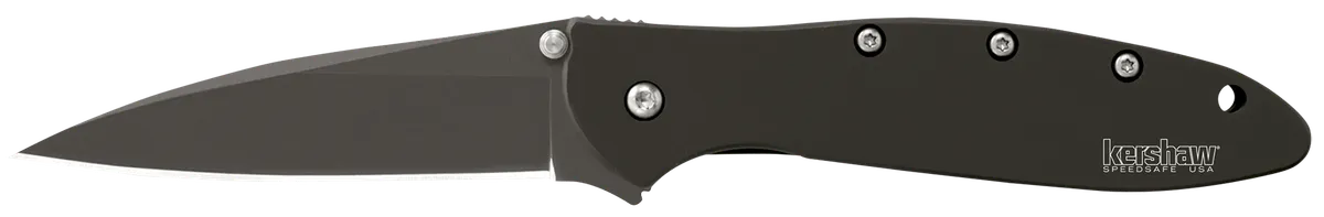 Leek 3" Folding Modified Drop Point Plain Blade Knife