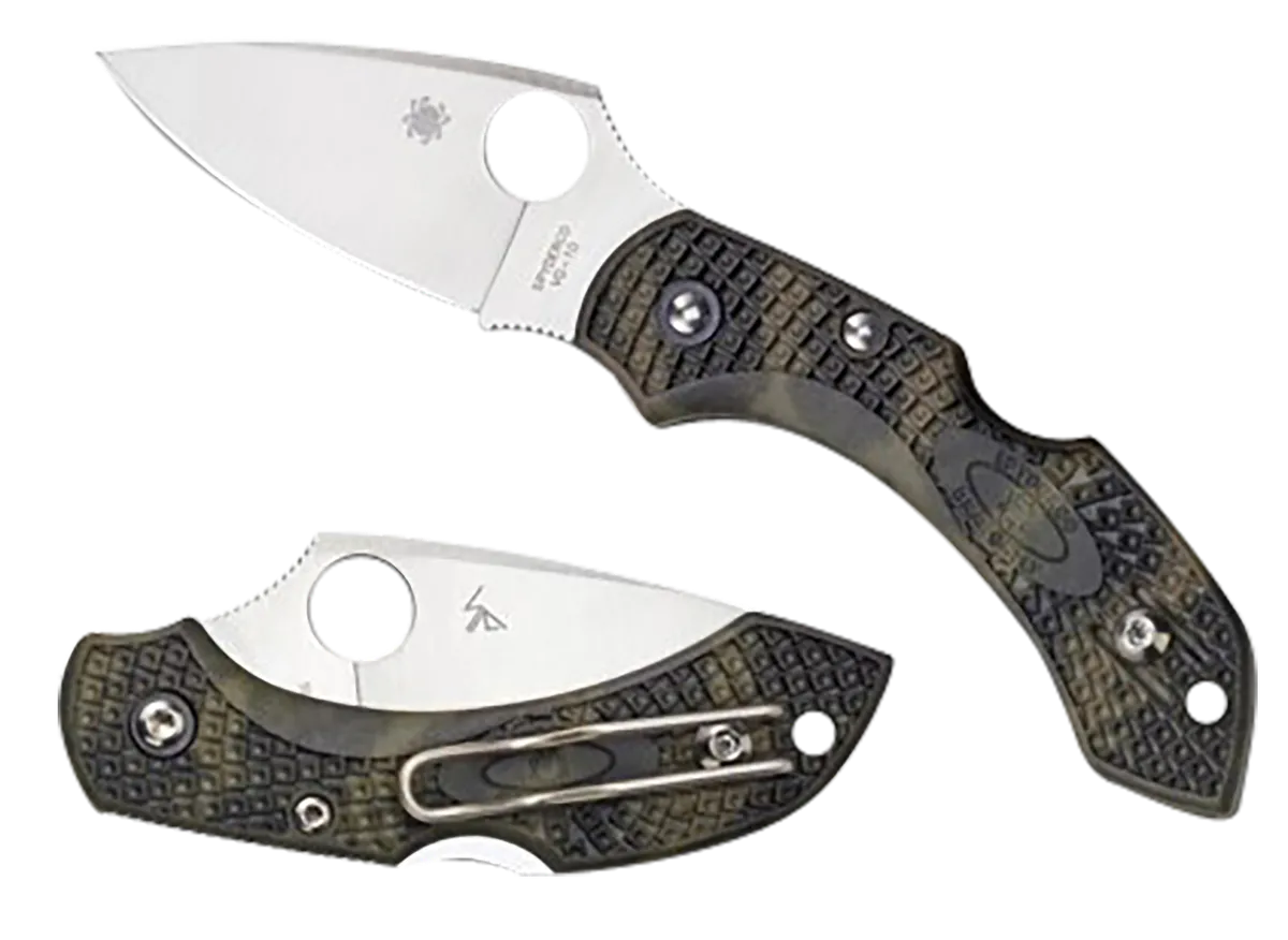 Dragonfly 2 2.30" Plain Blade Folding Knife - Zome Green