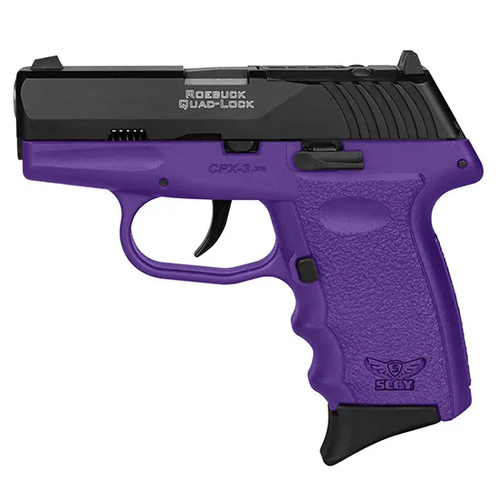 CPX-3 RDR 3.1" 10 Round 380 ACP Pistol - No safety - Purple/Black