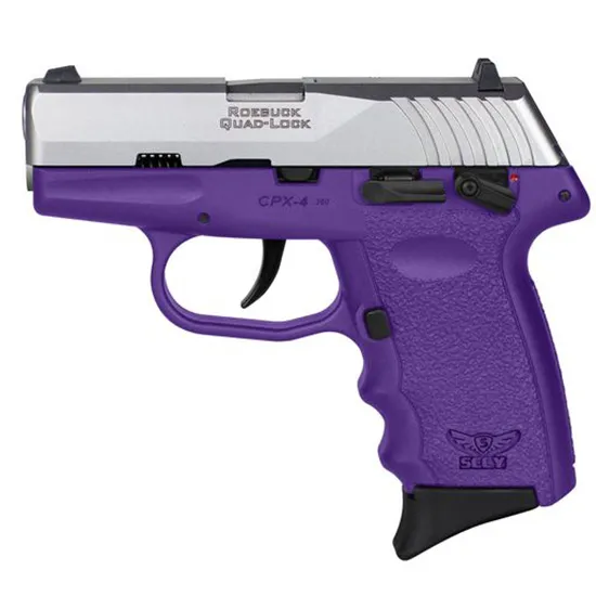 CPX-4 2.96" 10 Round 380 ACP Pistol - Purple/Stainless