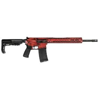 Spec+ Fusion 16" 30 Round 5.56x45mm NATO AR15 Semi Auto Rifle - Red Battleworn