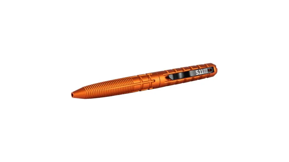 Kubaton Non-Threatening Aluminum Tactical Pen - Orange Aluminum