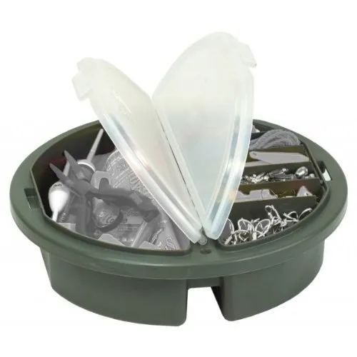 18-Compartment Removable-Floor Bucket Top Organizer - Gray