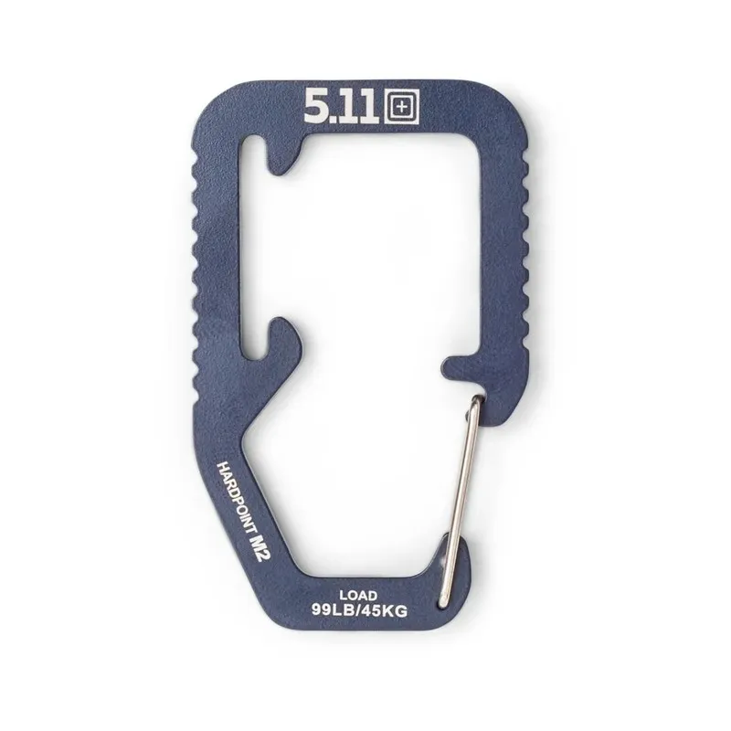 Hardpoint M2 Gimped-Edged Stainless Steel Carabiner - Dark Navy