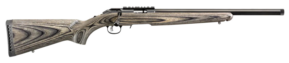 American Rimfire Target 18" 9 Round 17 HMR Bolt Action Rifle - Black/Laminate