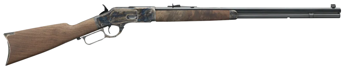 Model 1873 Sporter 24" 14 Round 38 Special Lever Action Rifle - Color Case Hardened