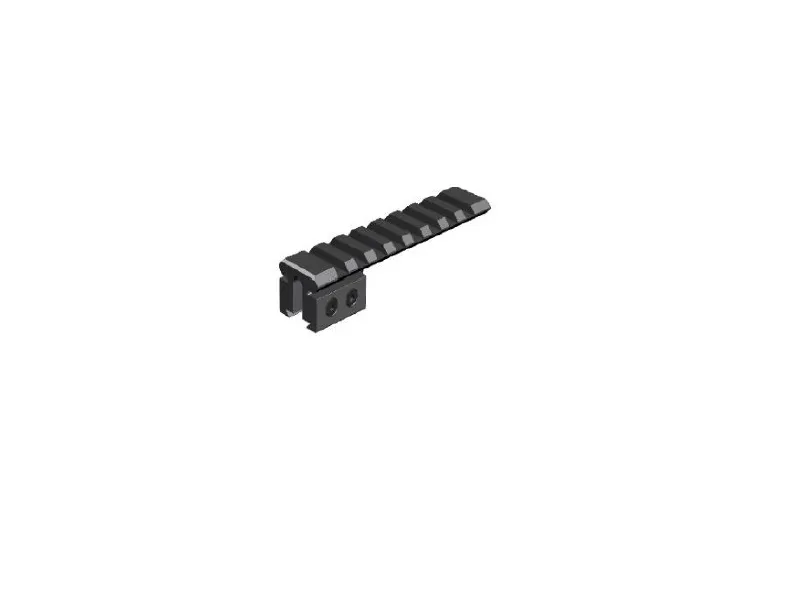 Single-Long Weaver Scope Mount Adapter for M1 Carbine - Black