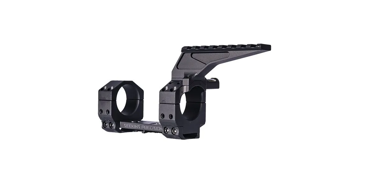Hit Precision S-LOCK Wedge 30mm LRF Scope Mount - Anodized Matte Black