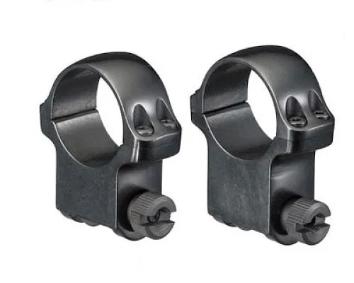 5B/6B 2 Piece 30mm Scope Ring for Ruger M77 - Matte Black - High