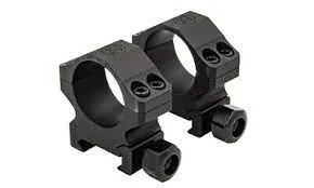 Alpha1 2 Piece 35mm Scope Rings - Matte Black - Medium