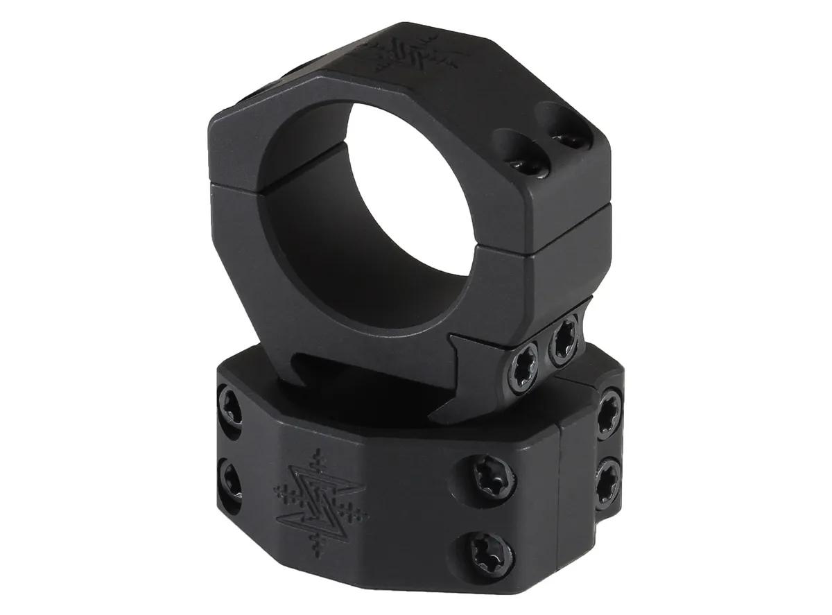 Picatinny 30mm Scope Rings - Matte Black - Low