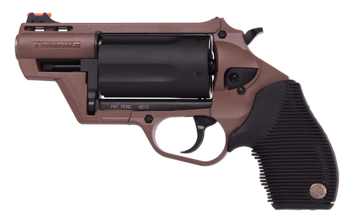 Public Defender Polymer 2" 5 Round 45 Colt/410 Gauge Revolver - Brown