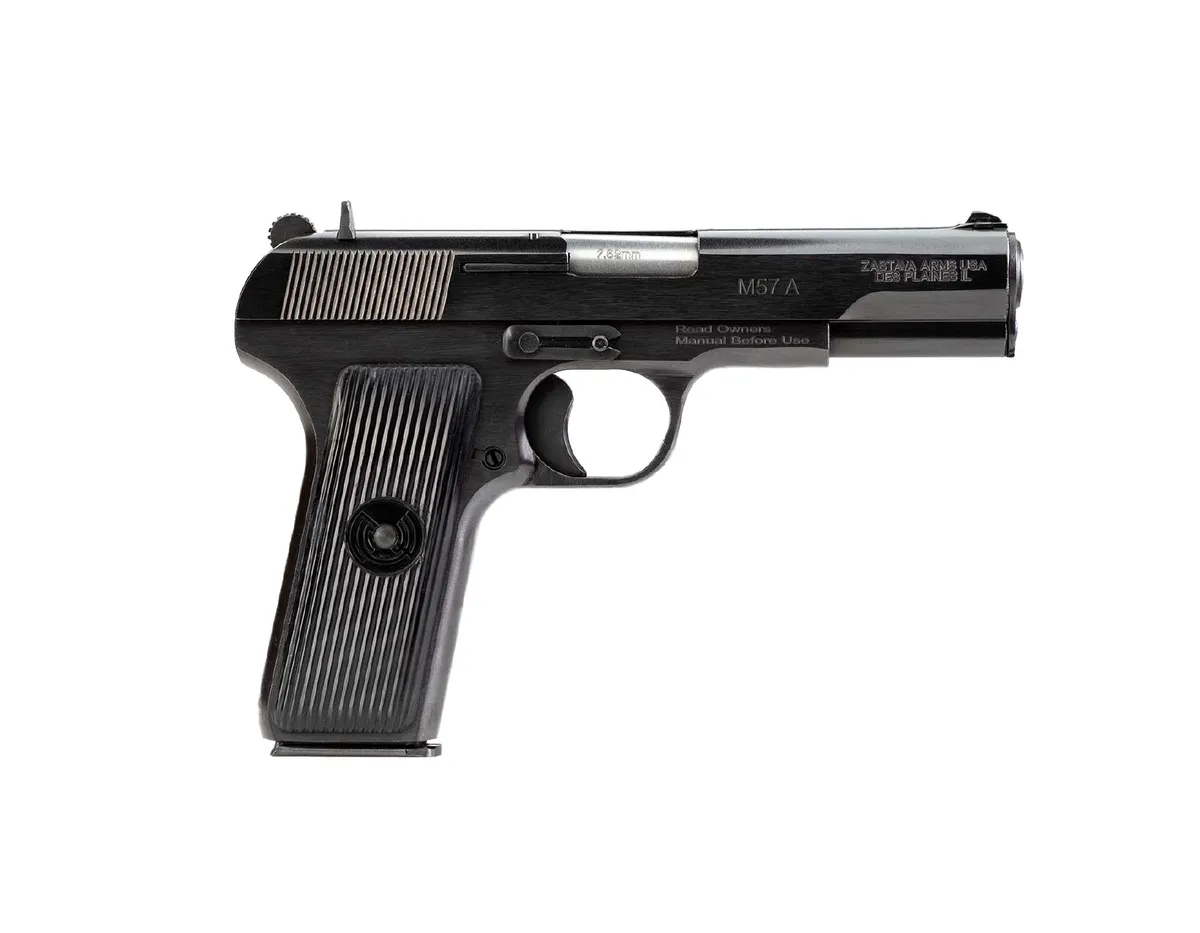 M57A 4.5" 9 Round 7.62x25mm Pistol