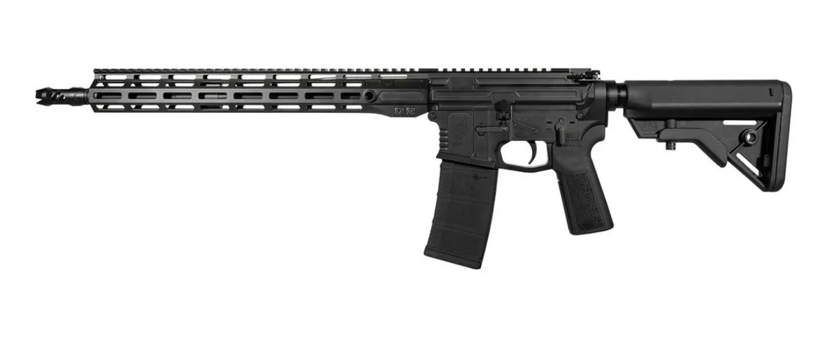 WSM15 16" 30 Round 300 AAC Blackout AR15 Semi Auto Rifle - Armor Black