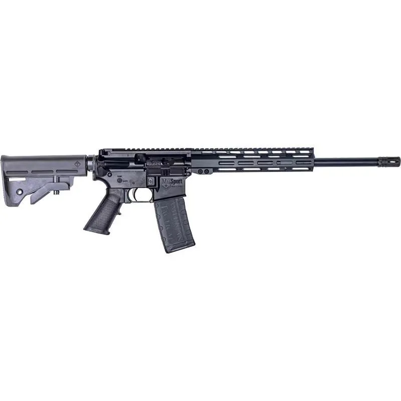 Mil-Sport 16" 30 Round 223 Remington/5.56 NATO AR15 Semi Auto Rifle