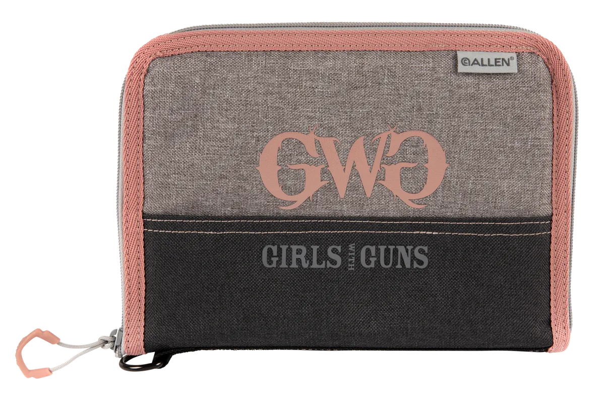 Girls with Guns Roses Are Gold Handgun Case