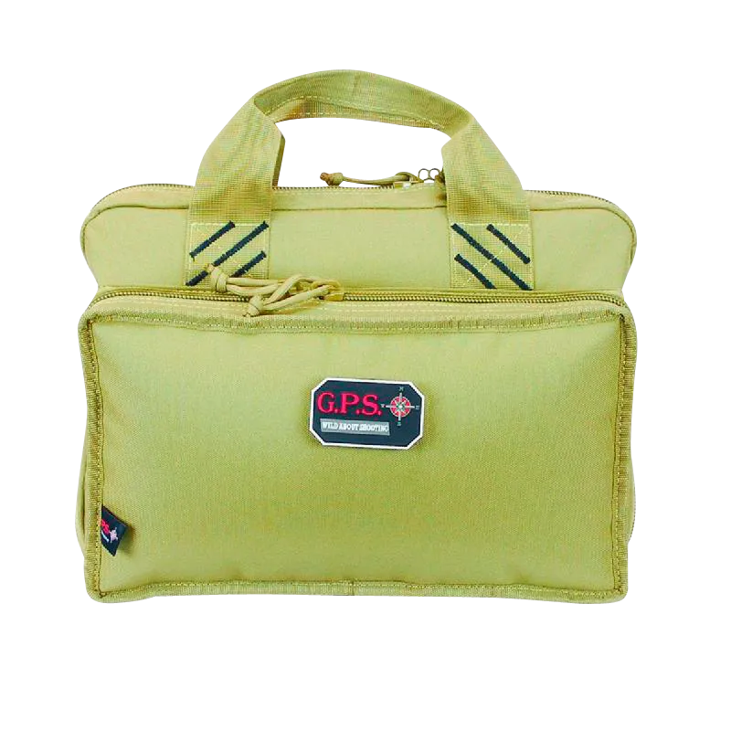 Quad Tan 4 Handgun Range Bag