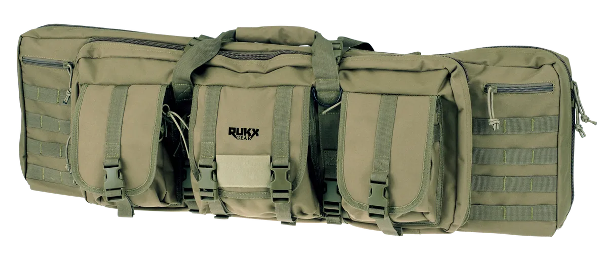 Tactical 36" Doube Gun Rifle Case - Green