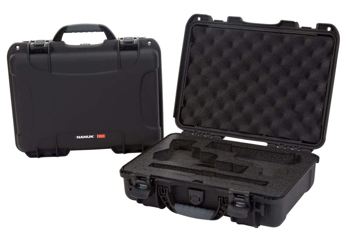 910 Classic 2 Up Pistol Case - Black