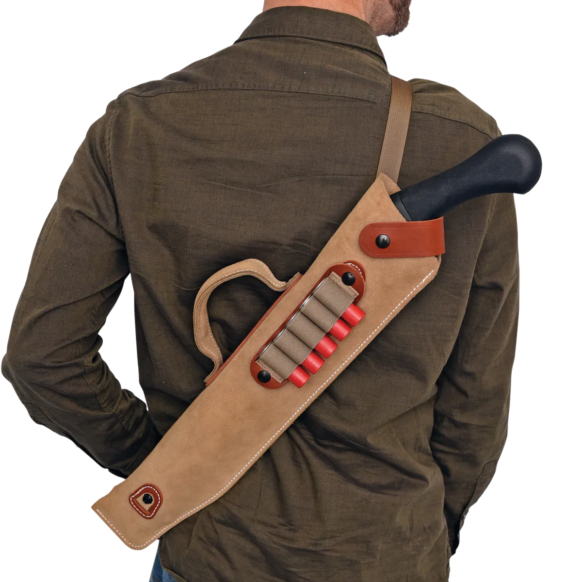Kurz 14" Leather Shotgun Scabbard - Natural