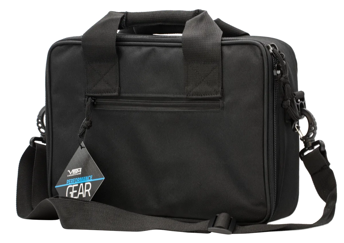 VISM Double Pistol Range Bag - Black