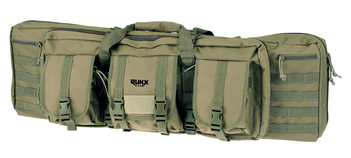 Tactical 42" Doube Gun Rifle Case - Tan