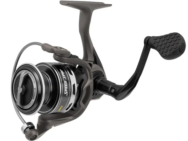 Speed Spin 12-Pound 185 Yard 6.2:1 Gear Ratio Spinning Reel - Black