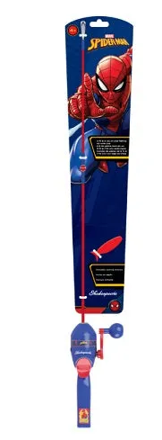 Shakespeare Marvel Spiderman 6-Pound Line Rating Rod and