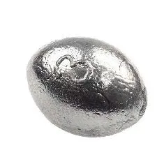 Egg Sinker 3 Ounce 3 Cavity Jig Mold - Silver