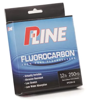 Pure 17 Pound 250 Yard Low-Stretch Fluorocarbon Fishing Line - Clear