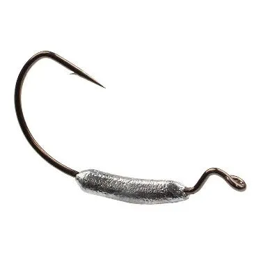 Weighted Hook 1/16, 1/8, 3/16, 1/4 Ounce 4 Cavity Jig Mold - Silver