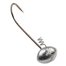 Football Assorted 6 Cavity Jig Mold with Screw Loc - Silver